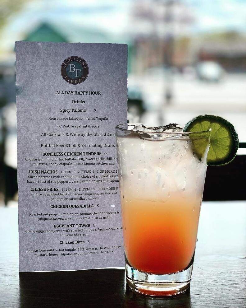 Beachland Tavern - West Hartford, CT menu_pic
