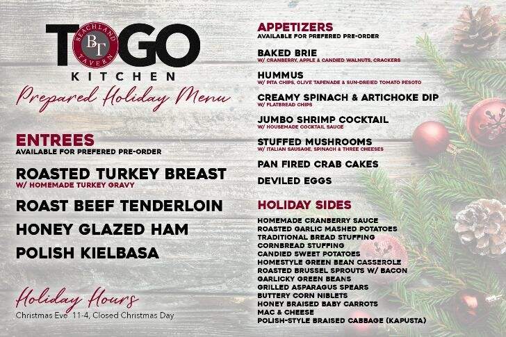 Beachland Tavern - West Hartford, CT menu_pic