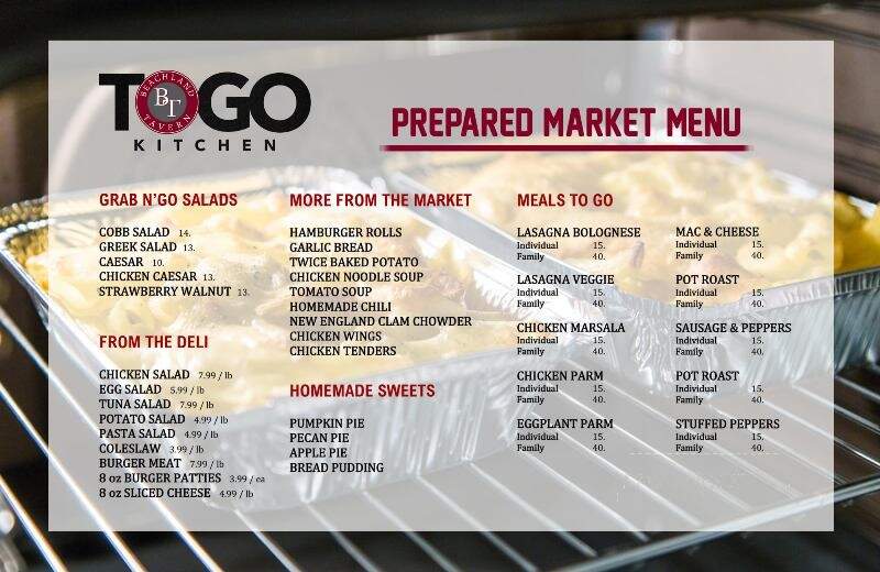 Beachland Tavern - West Hartford, CT menu_pic