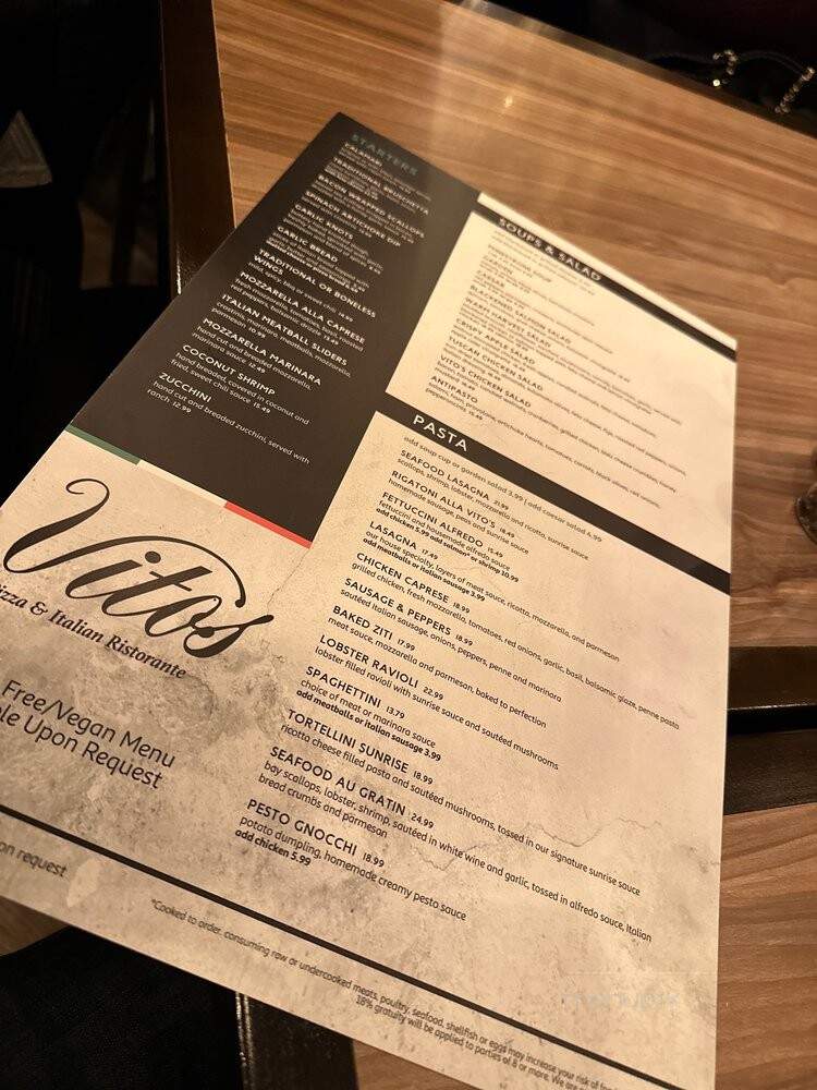 Vito's Pizza Place Ristorante - Scottsdale, AZ