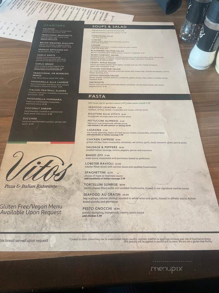 Vito's Pizza Place Ristorante - Scottsdale, AZ