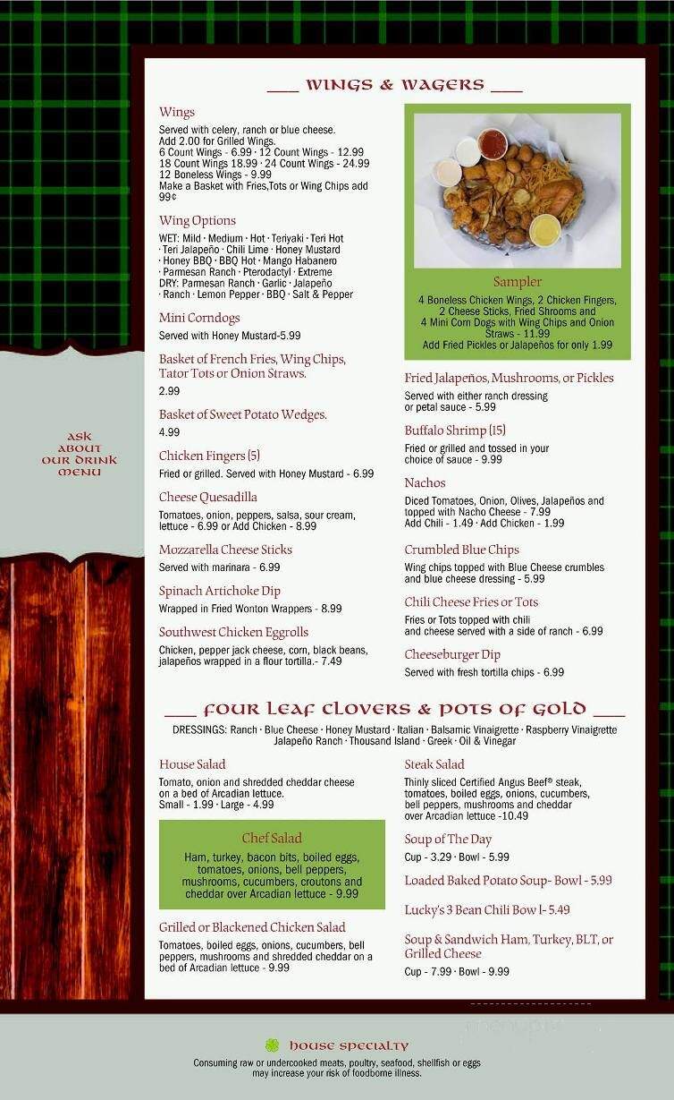 Luckys Burger Shack 7811 Broad River Rd, Irmo, SC - Irmo, SC menu_pic