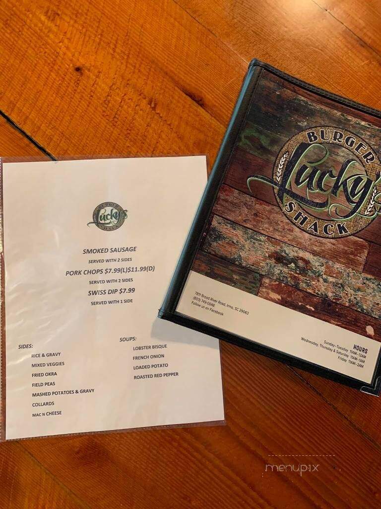 Luckys Burger Shack 7811 Broad River Rd, Irmo, SC - Irmo, SC