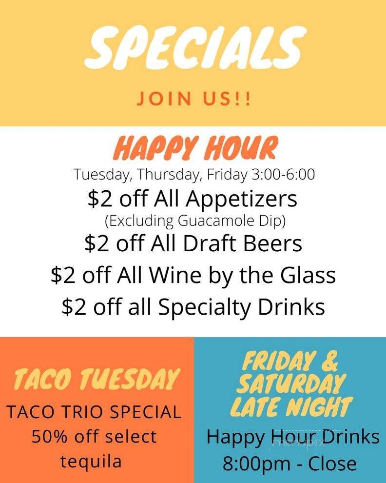 Espiau's - Claremont, CA menu_pic