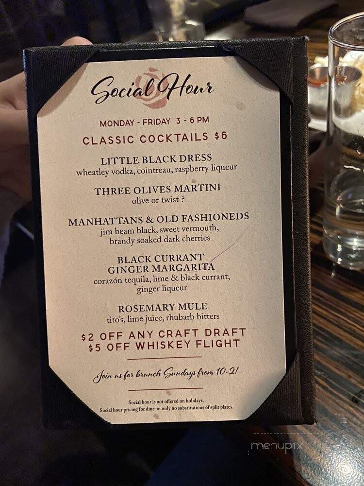 Rosewood Grill - Strongsville, OH menu_pic