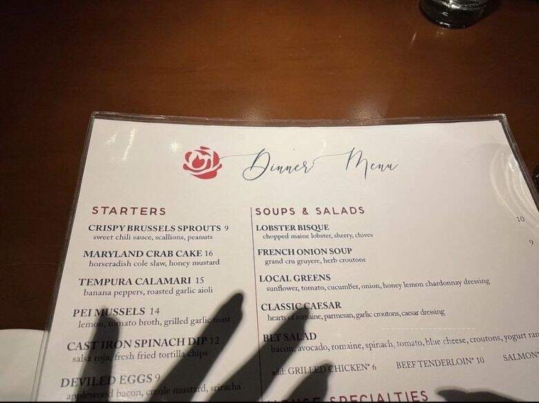 Rosewood Grill - Strongsville, OH menu_pic