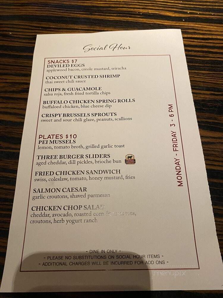 Rosewood Grill - Strongsville, OH menu_pic