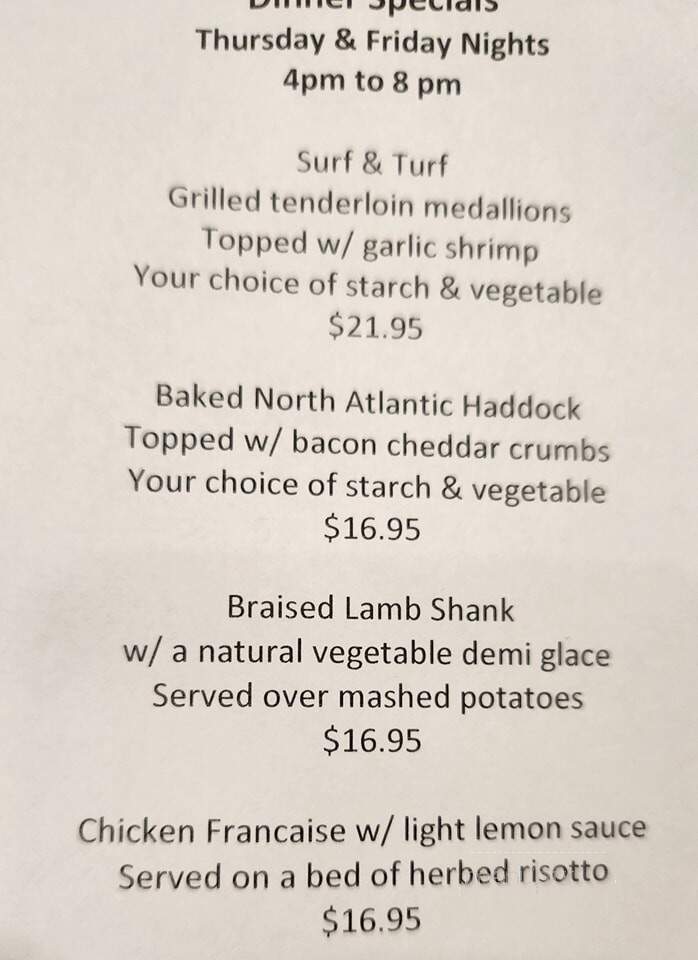 Ebenezer's Bar & Grill - South Hadley, MA menu_pic