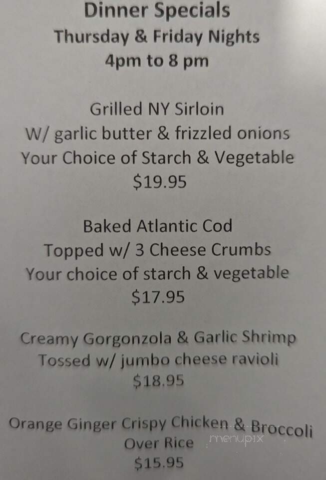 Ebenezer's Bar & Grill - South Hadley, MA menu_pic