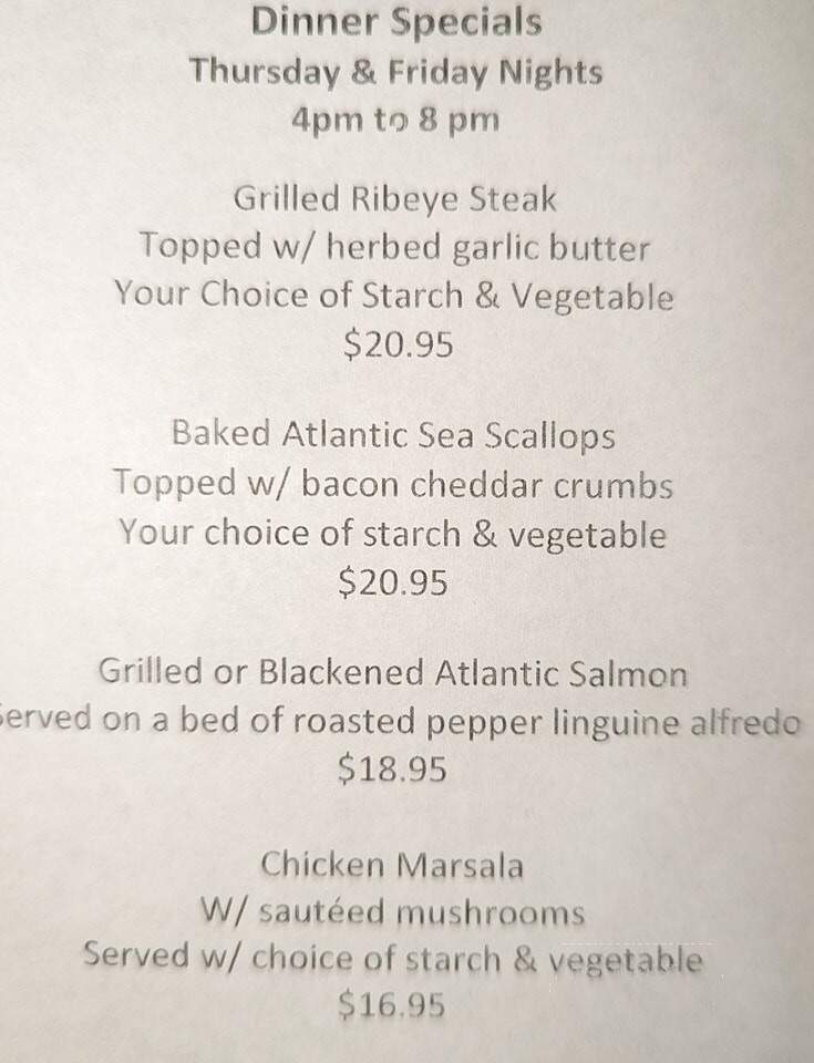 Ebenezer's Bar & Grill - South Hadley, MA menu_pic