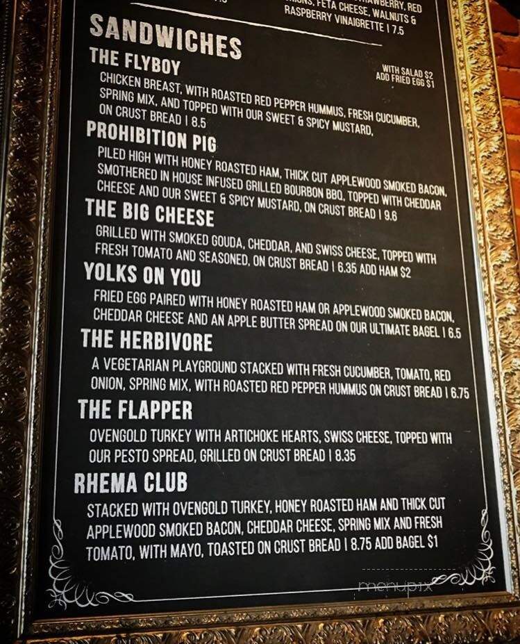 Cafe Rhema - Flint, MI menu_pic