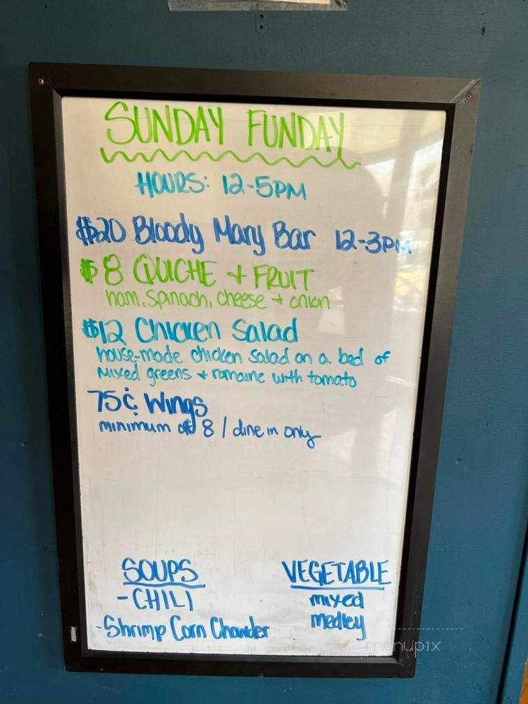 Dock at Bayview - Richland, MI menu_pic
