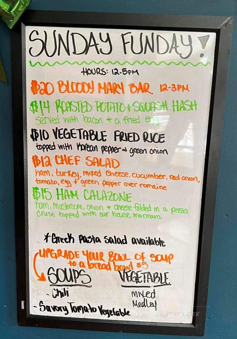 Dock at Bayview - Richland, MI menu_pic