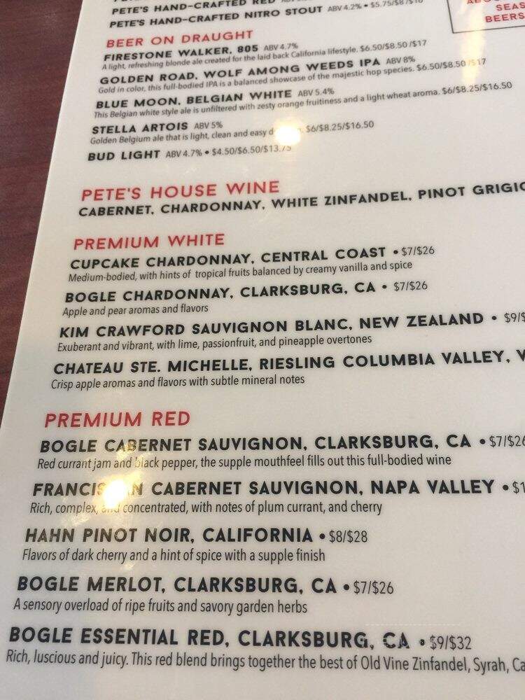 Pete's Restaurant & Brewhouse - Woodland, CA