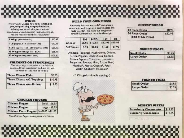 Rocky's Pizza - Auburn, GA menu_pic