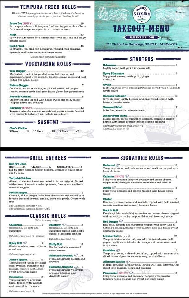 Pacific Sushi & Grill - Brookings, OR