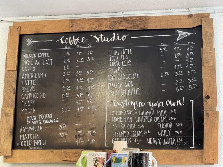Coffee Studio - Boise, ID menu_pic