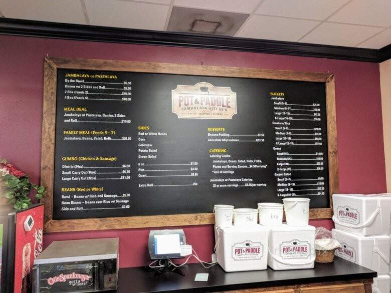 Pot & Paddle Jambalaya Kitchen - Baton Rouge, LA menu_pic