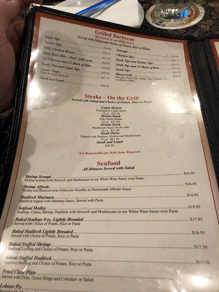 Tommy Floramo's Restaurant - Chelsea, MA menu_pic
