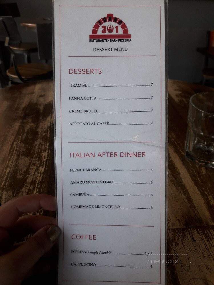 Forno 301 - Phoenix, AZ menu_pic