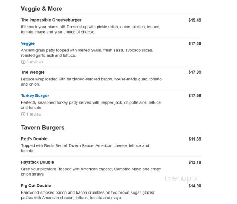 Red Robin - Brick, NJ menu_pic