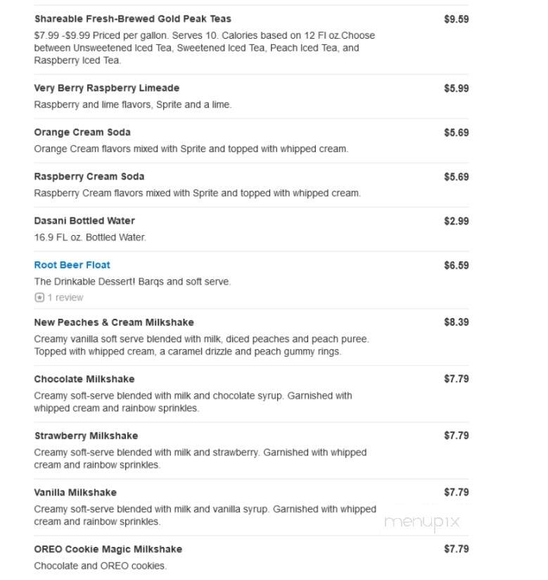 Red Robin - Brick, NJ menu_pic