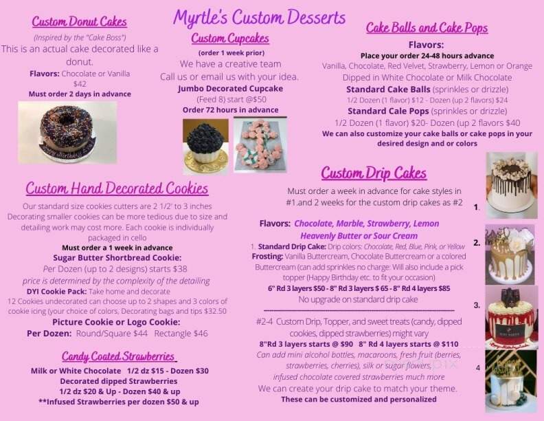 Not Jus' Donuts Bakery - Houston, TX menu_pic