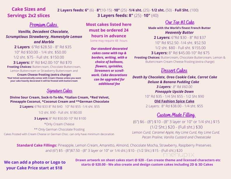 Not Jus' Donuts Bakery - Houston, TX menu_pic