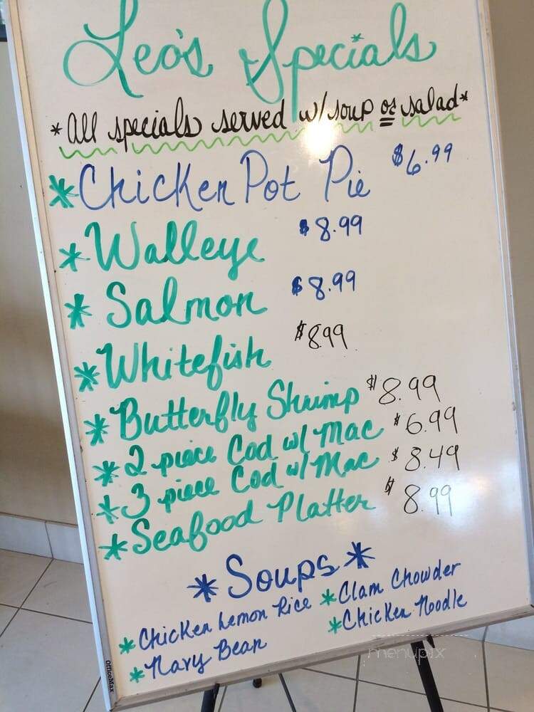 Leo's Coney Island - Lake Orion, MI menu_pic