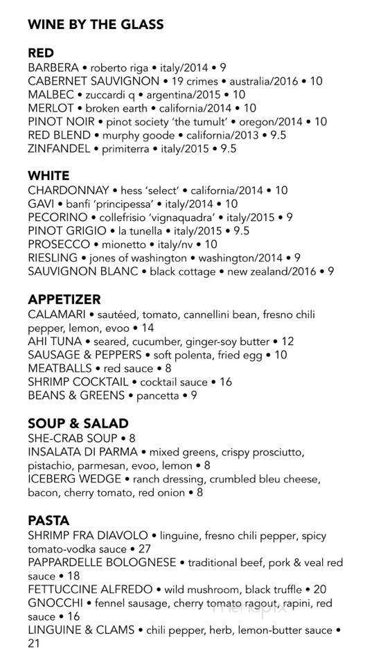 Vallozzi's Classic - Greensburg, PA menu_pic