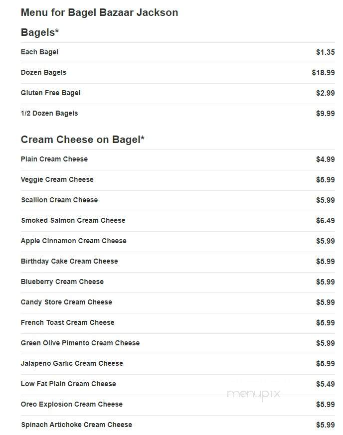 Bagel Exchange - Jackson, NJ menu_pic