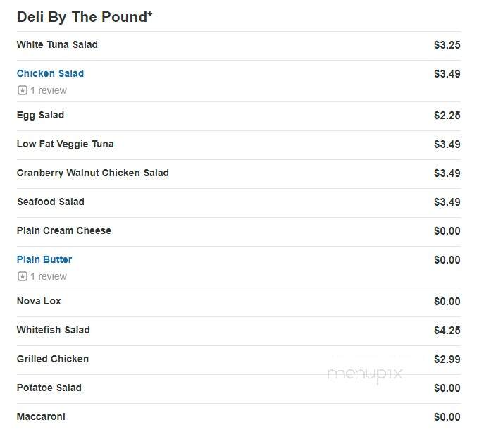 Bagel Exchange - Jackson, NJ menu_pic