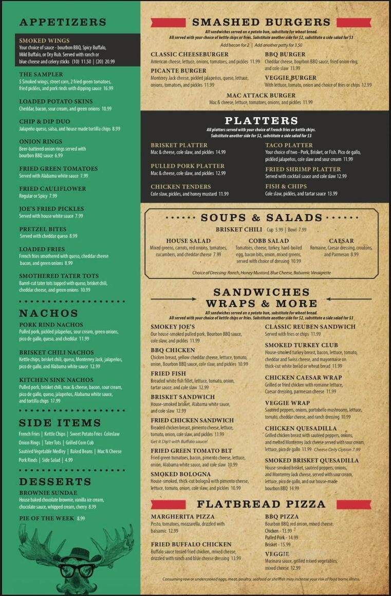 Joe's Older Than Dirt - Louisville, KY menu_pic