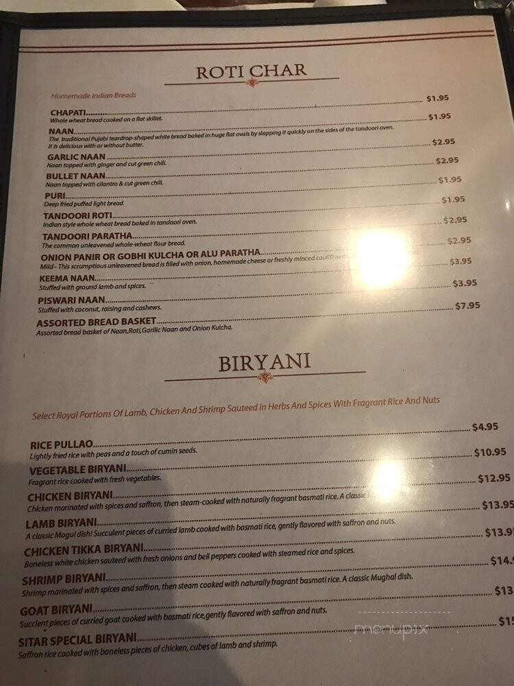 Sitar Indian Restaurant - Birmingham, AL