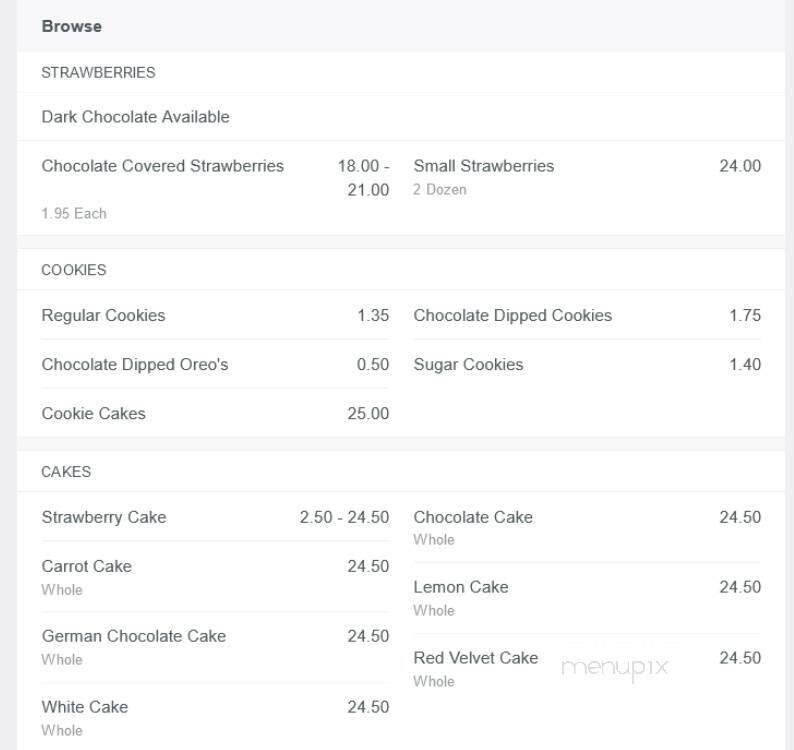 Classy Chocolate - Liberty, MO menu_pic