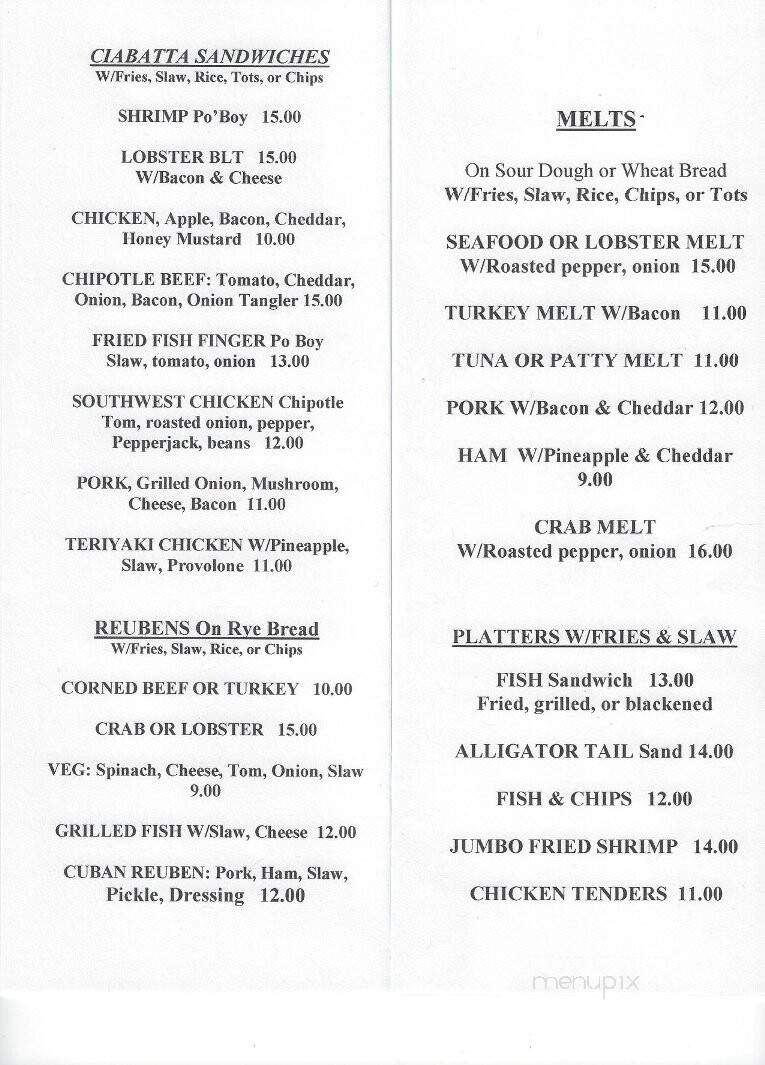 Stuffed Pig - Marathon, FL menu_pic