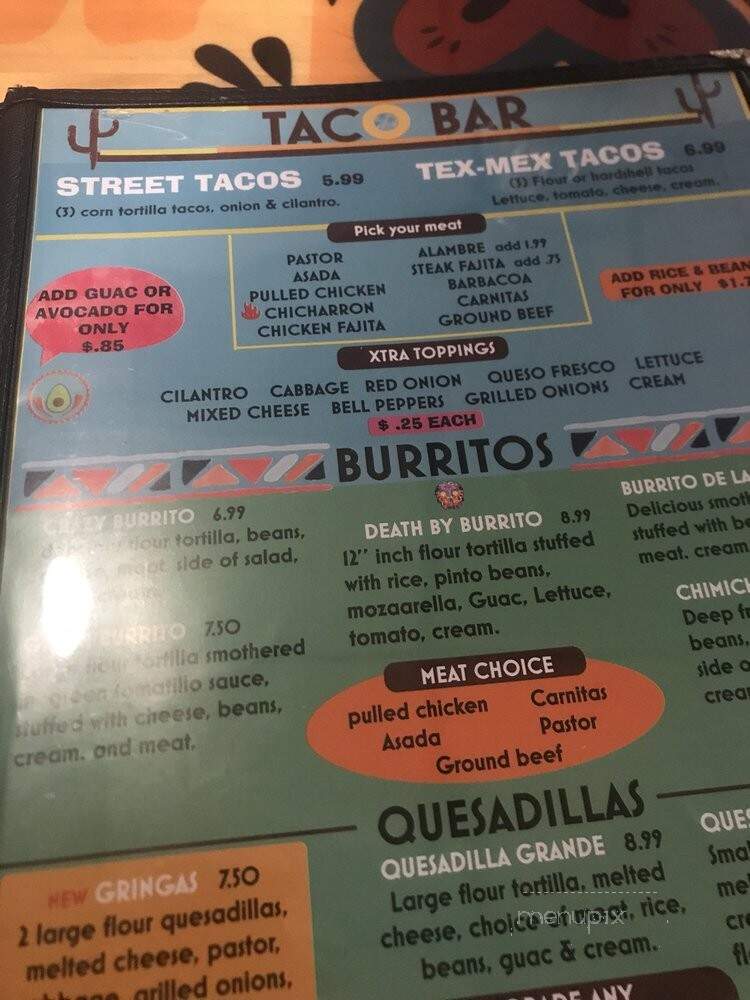 Taco Loco - Plant City, FL menu_pic