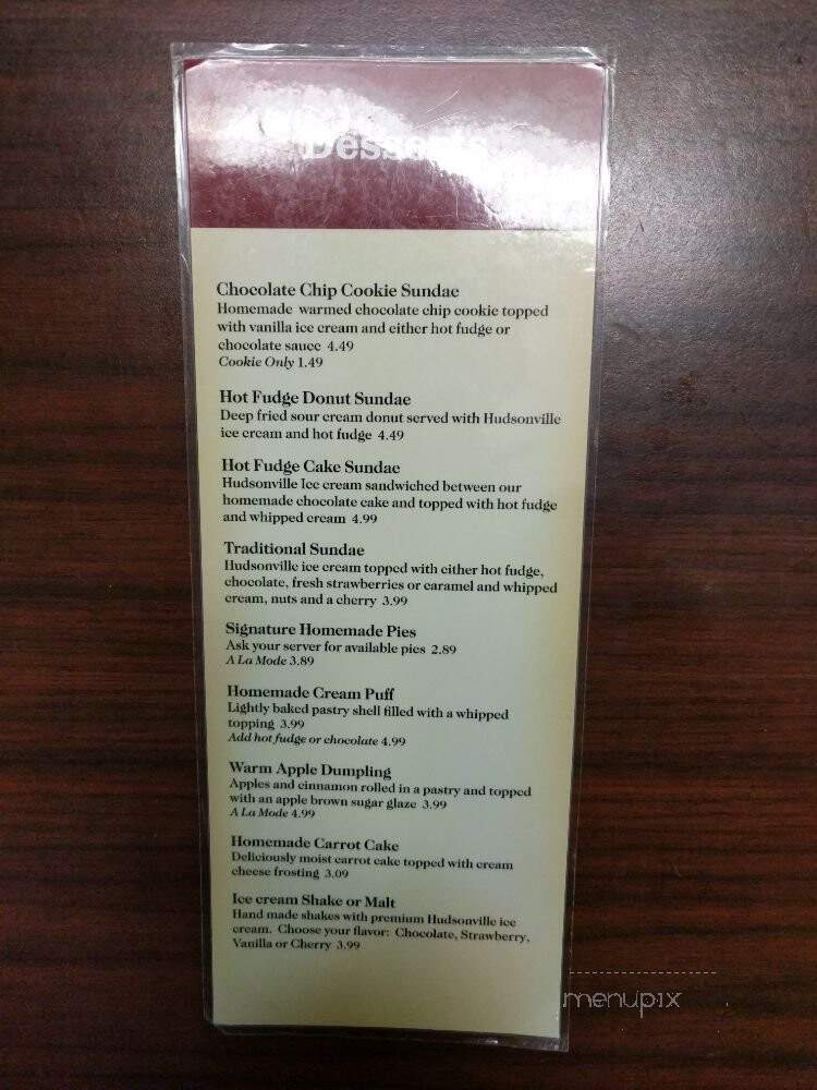 Rainbow Grill - Grandville, MI menu_pic