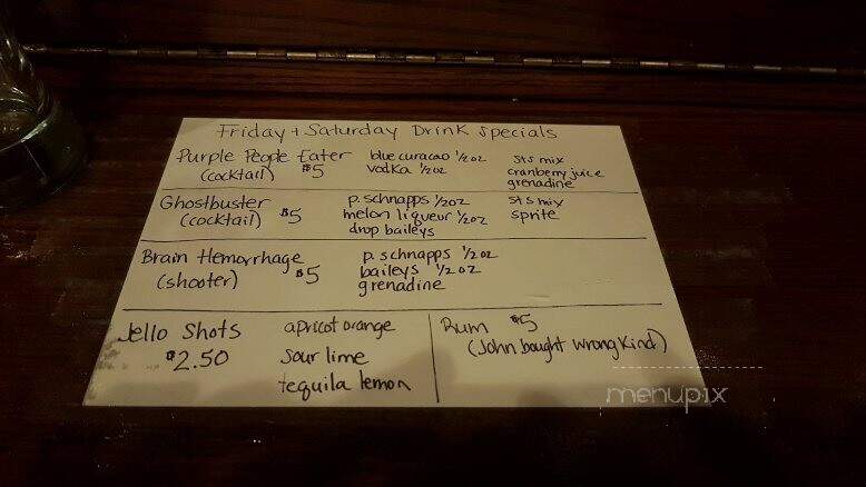 The Conroy Pub - Ottawa, ON menu_pic