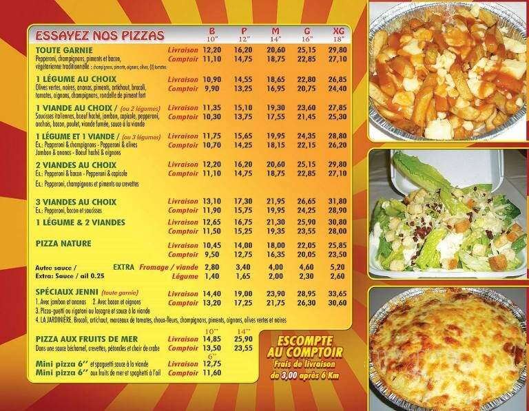 Pizzeria Chez Jenni - Saint-Hubert, QC