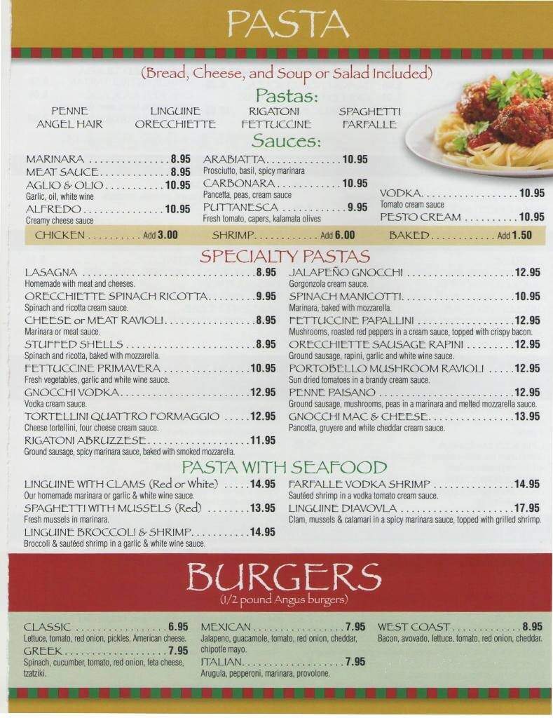 Cucina Casale - Itasca, IL menu_pic