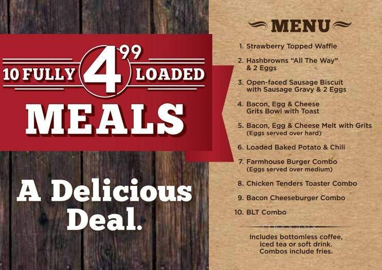 Huddle House - Central City, KY menu_pic