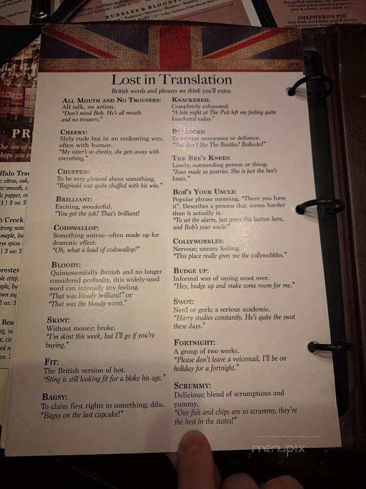 Pub At Crestview Hills - Crestview Hills, KY menu_pic