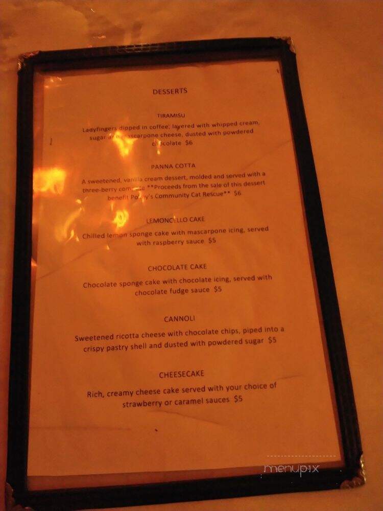 Mona Lisa Restaurant - New Orleans, LA menu_pic