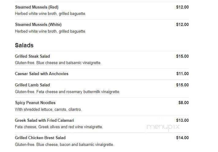 Norm's Bar & Grill - Portland, ME menu_pic