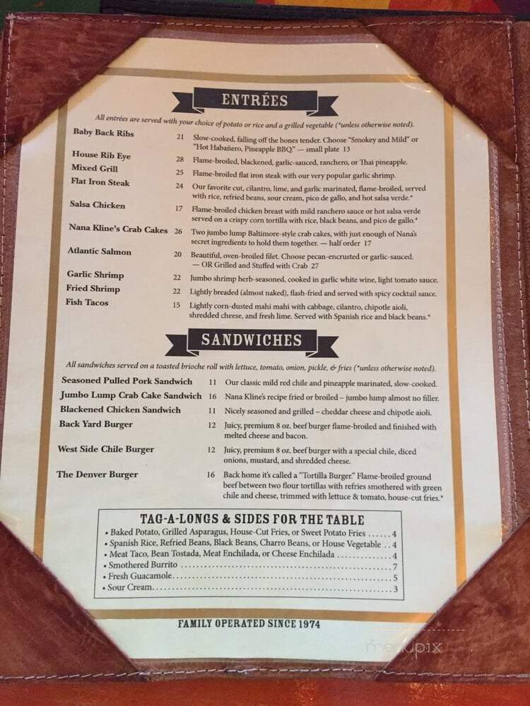 Lista's Grill - Pasadena, MD menu_pic