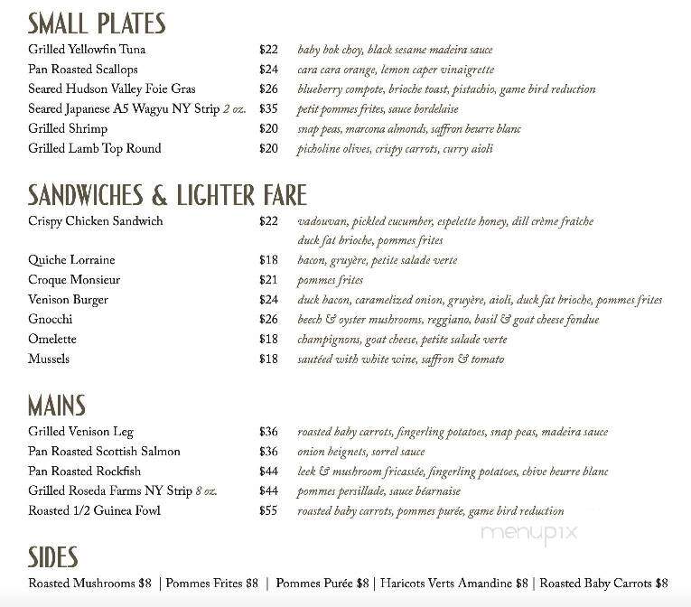 Milton Inn - Sparks Glencoe, MD menu_pic