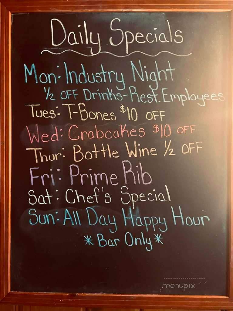 Red Horse Steak House - Frederick, MD menu_pic
