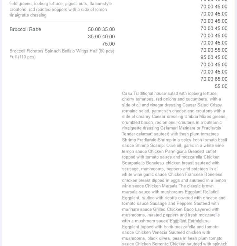 Baco's Freehold Pizza - Freehold, NJ menu_pic