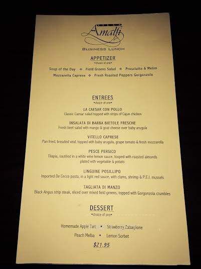 Villa Amalfi Ristorante - Cliffside Park, NJ menu_pic